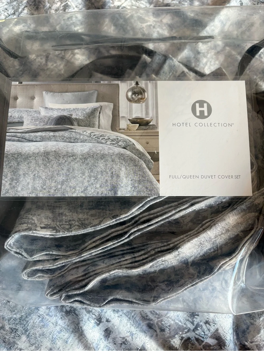 Macy's Misty Blue Cloud-Print Comforter Set